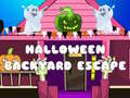 খেলা Halloween Backyard Escape