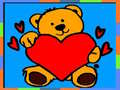 খেলা Easy Coloring Valentine
