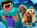 খেলা Noob Parkour: Snow Age