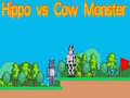 খেলা Hippo vs Cow Monster