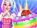 খেলা Cute Doll Cooking Cakes