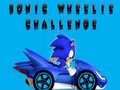 খেলা Sonic Wheelie Challenge