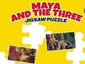 খেলা Maya and the Three Jigsaw Puzzle