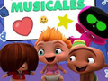খেলা Mini Beat Power Rockers: Musical Stickers