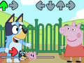 খেলা FNF: Bluey VS Peppa Pig