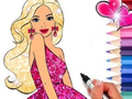 খেলা Coloring Book: Barbie