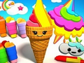 খেলা Coloring Book: Ice Cream