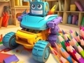খেলা Coloring Book: Transforming Car Robot