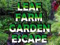 খেলা Leaf Farm Garden Escape