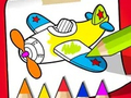 খেলা Coloring Book: Cute Plane
