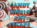 খেলা Candy World Ant Escape