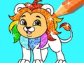 খেলা Coloring Book: Lion