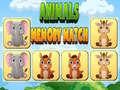 খেলা Animals Memory Match