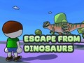 খেলা Escape From Dinosaurs