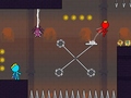 খেলা Red and Blue Stickman 2