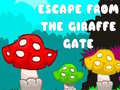 খেলা Escape from the Giraffe Gate