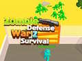 খেলা Zombie defense War Z Survival 