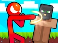 খেলা Stickman vs Villager: Save the Girl