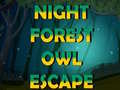 খেলা Night Forest Owl Escape