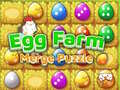 খেলা Egg Farm Merge Puzzle