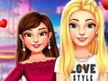 খেলা BFFs High School First Date Look