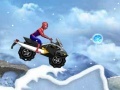 খেলা Spiderman Snow Scooter