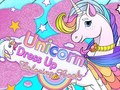 খেলা Unicorn Dress Up Coloring Book