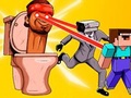 খেলা Skibidi Toilet and Nubik Survivors