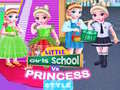 খেলা Little Girls School vs Princess Style