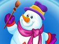 খেলা Snowman Dress up