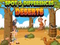 খেলা Spot 5 Differences Deserts