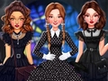 খেলা Celebrity Wednesday Addams Style