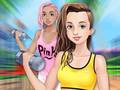 খেলা Fitness Girls Dress Up