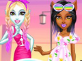 খেলা Monster Girls Summer Vacation
