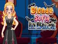 খেলা Blonde Sofia In Black