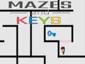 খেলা Mazes and Keys