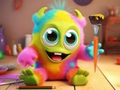 খেলা Coloring Book: Monster