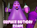 খেলা Grimace Birthday Escape