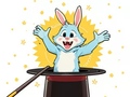 খেলা Coloring Book: Magic Rabbit