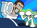 খেলা Stickman vs Skibidi Toilet
