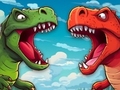 খেলা Dino World: Merge & Fight