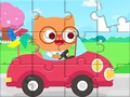 খেলা Jigsaw Puzzle: Driving Car