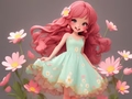 খেলা Coloring Book: Flower Dress