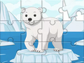খেলা Jigsaw Puzzle: Polar Bear