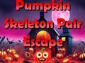 খেলা Pumpkin Skeleton Pair Escape 