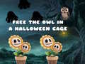 খেলা Free the Owl in a Halloween Cage