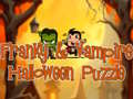 খেলা Franky & Vampire Halloween Puzzle