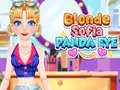 খেলা Blonde Sofia Panda Eyes