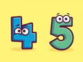 খেলা Coloring Book: Number 4-5