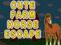 খেলা Cute Farm Horse Escape